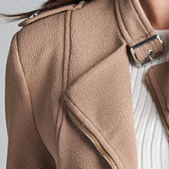 NWT CURVED HEM! Stylish Medium Weight Jacket - Picture 5 of 6